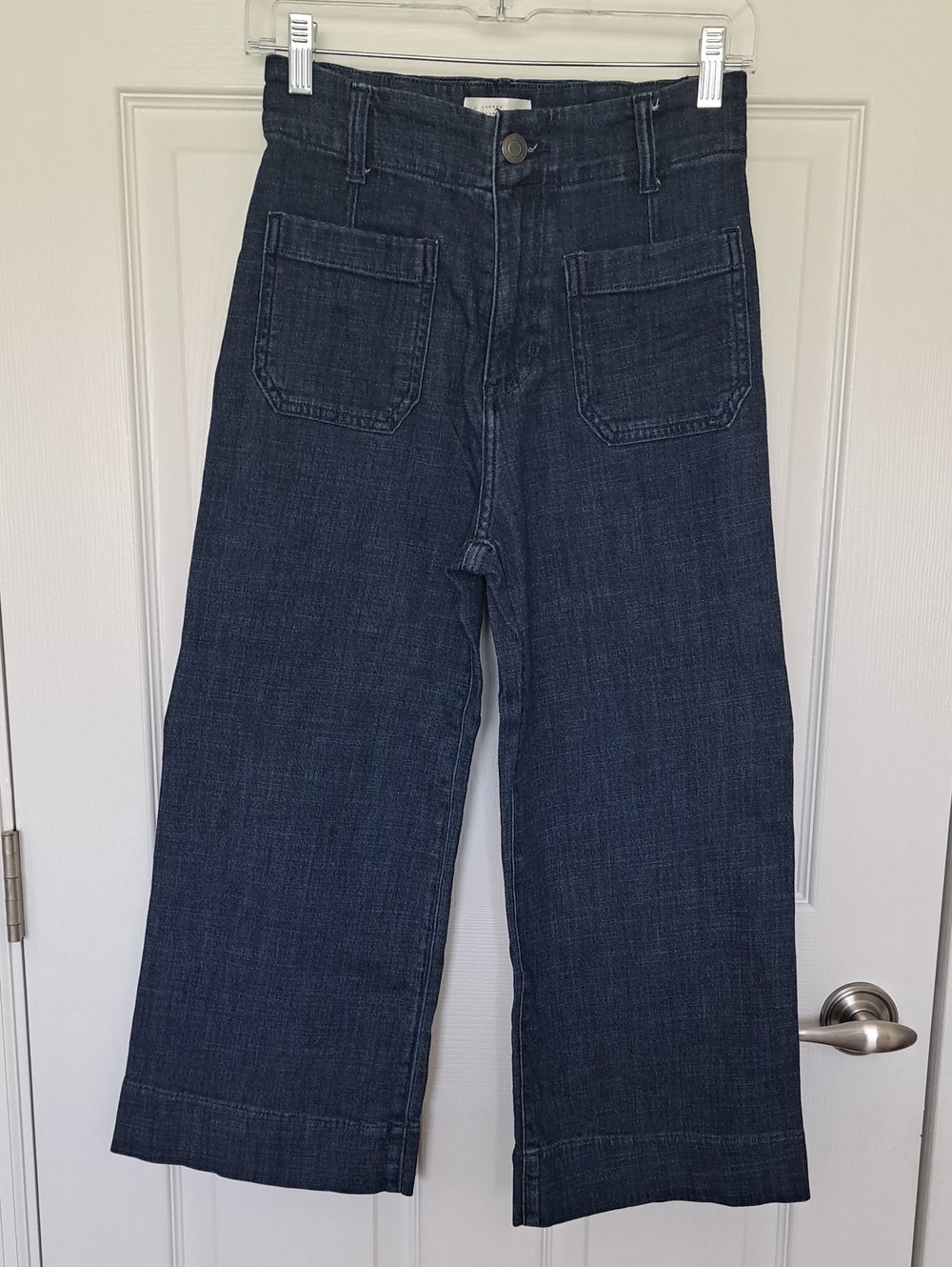 LC Lauren Conrad Wide-Leg Crop Super High Rise Jeans